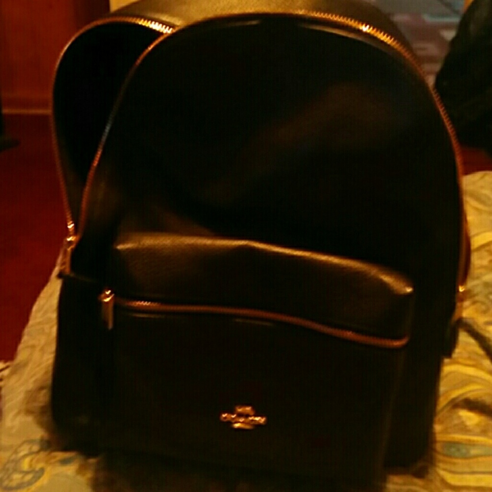 Black Coach Backpack